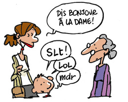 dessin dire bonjour