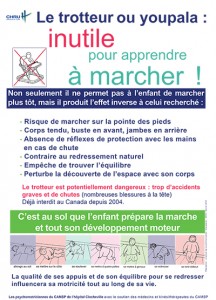 Affiche avis trotteur et yoopala