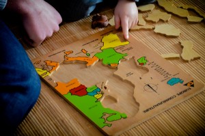 carte puzzle europe en cours