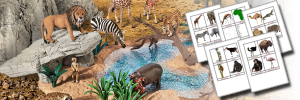 apprendre les animaux montessori schleich