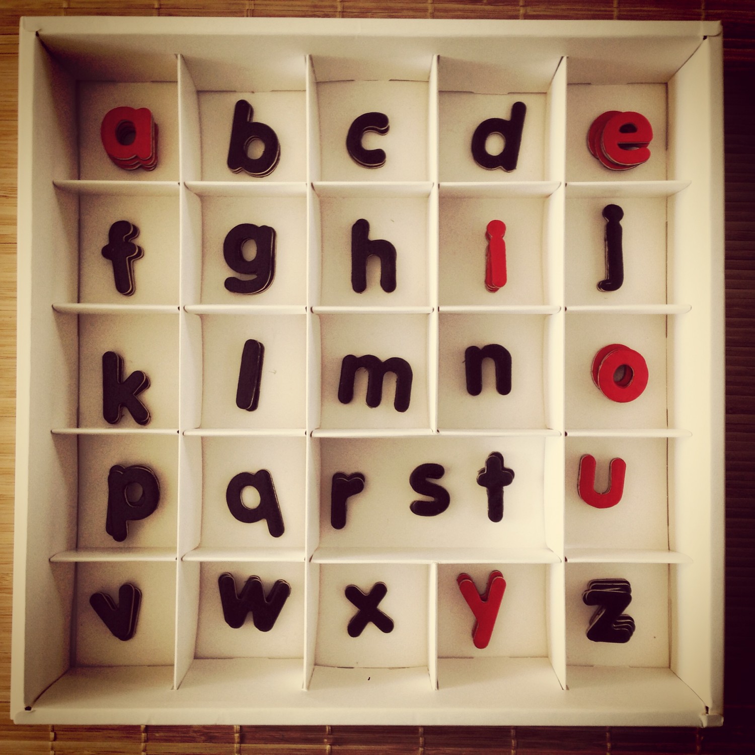 lettre minuscule
