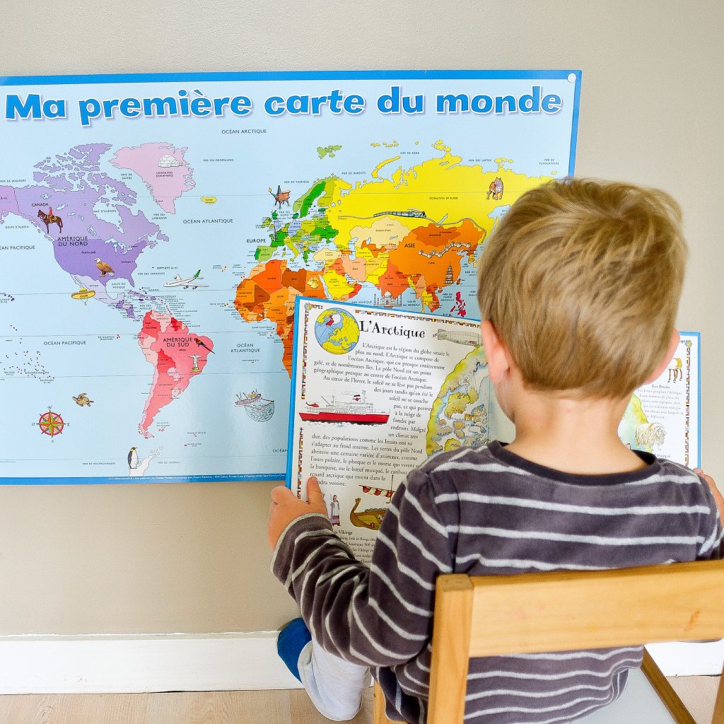 Mini globe cartographie continents - Géographie - matériel Montessori -  jeux éducatif - apprentissages bébé