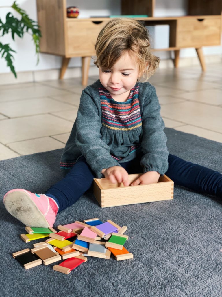 Boite de couleurs Montessori